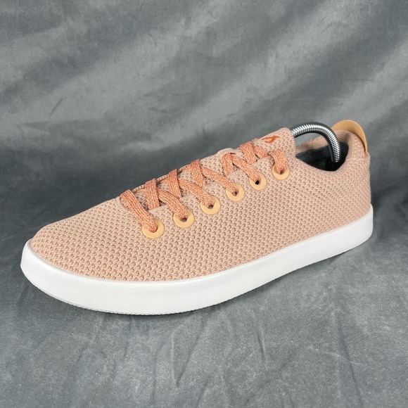 Allbirds Mens Tree Piper Minimalist Shoes Sneakers Peach White Size 11 - Picture 3 of 9